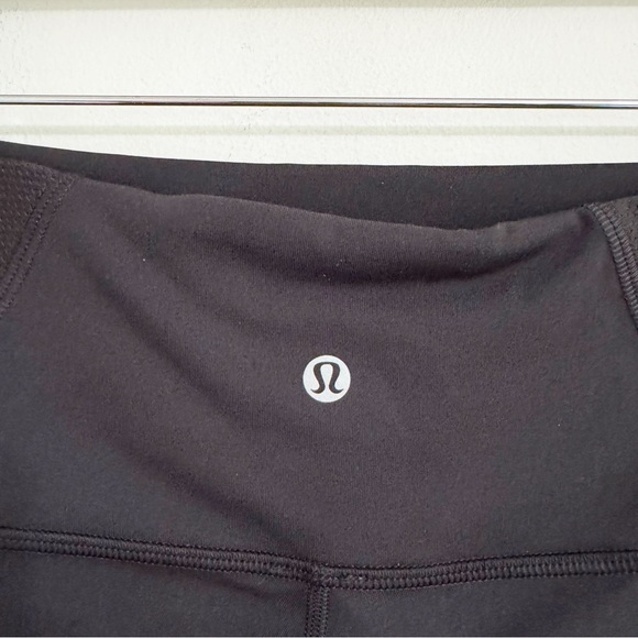 Lululemon Wunder Under High Rise Tight Mesh Black 6 - Picture 6 of 13